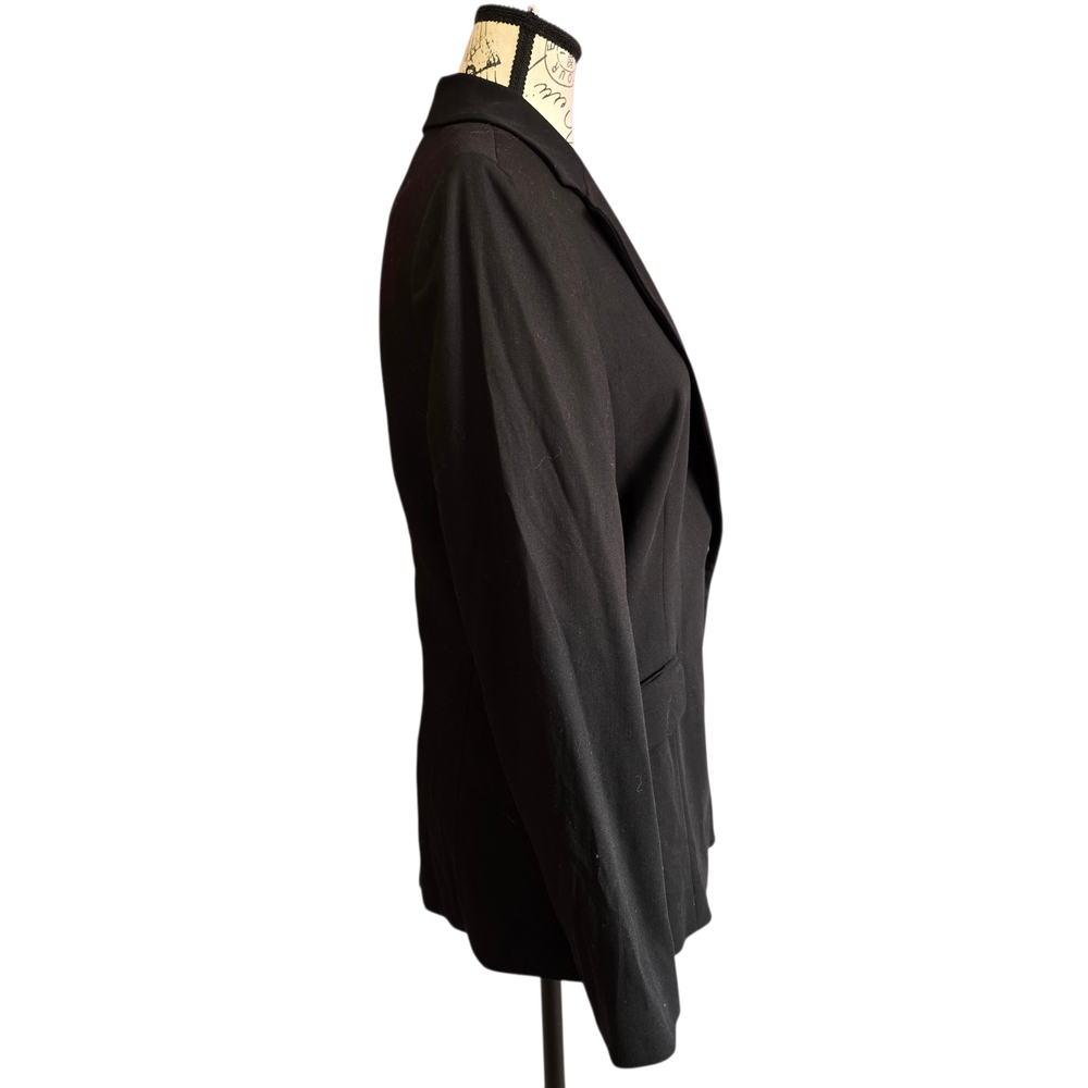 Ann Taylor Black Wool Single-Button Tailored Blaz… - image 3